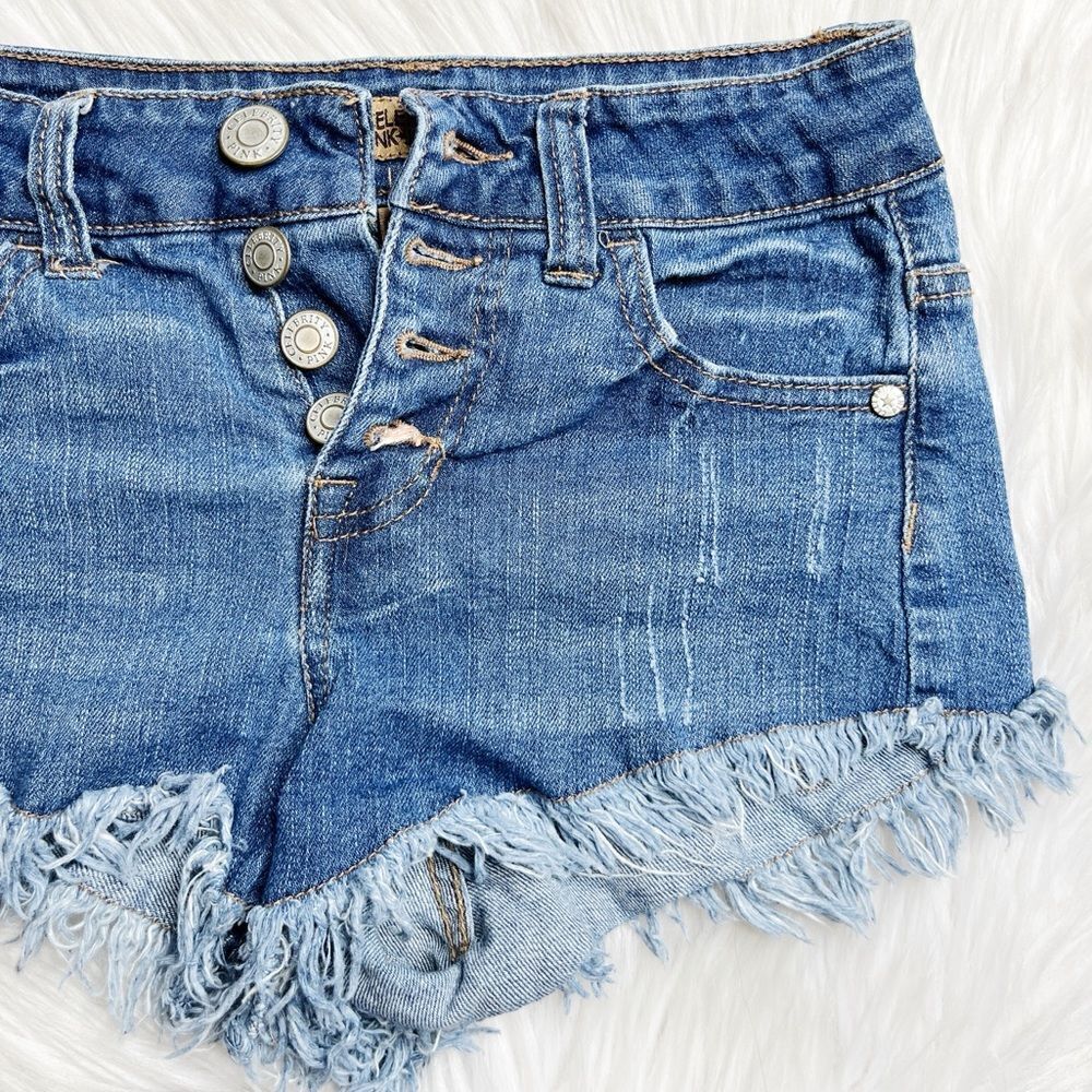 Celebrity Pink Jeans Cut Off Shorts Blue Size 0